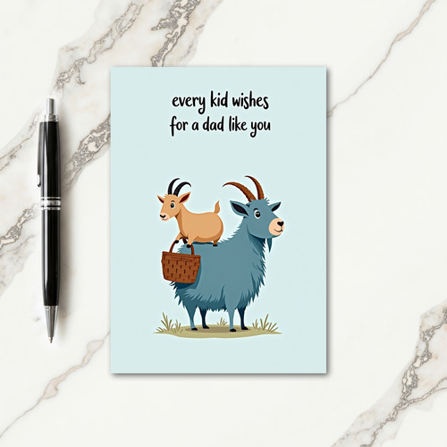 Sweet Fathers Day Caprid Card