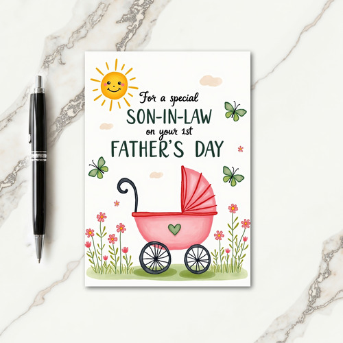 Sweet Fathers Day Carriage Card