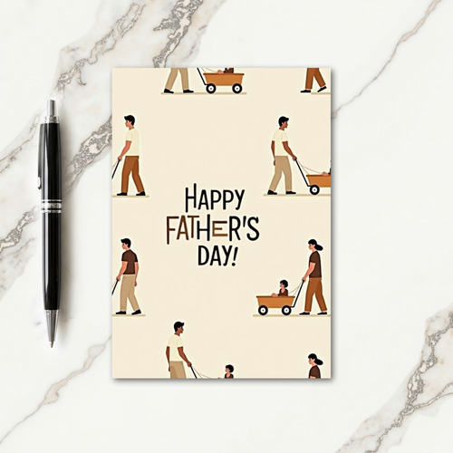 Sweet Fathers Day Cart Card