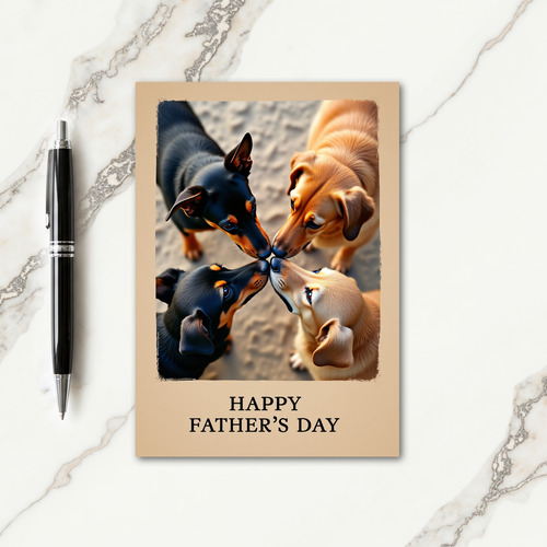Sweet Fathers Day Circle Card