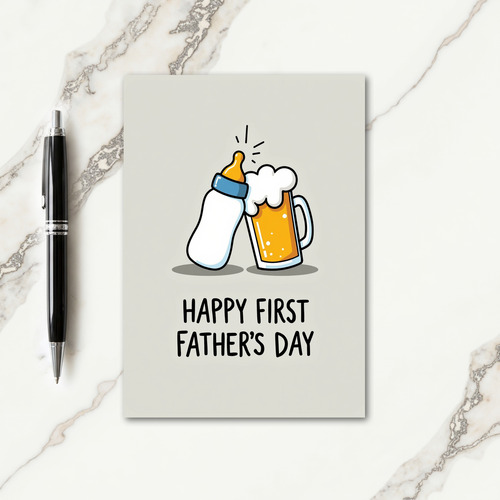 Sweet Fathers Day Clink Card