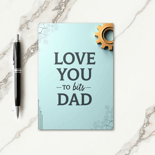 Sweet Fathers Day Cogwheel Card