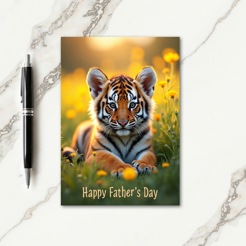 Sweet Fathers Day Cub Card