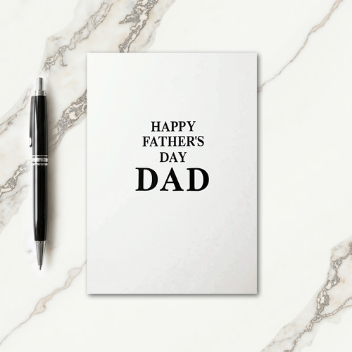 Sweet Fathers Day Dad Card