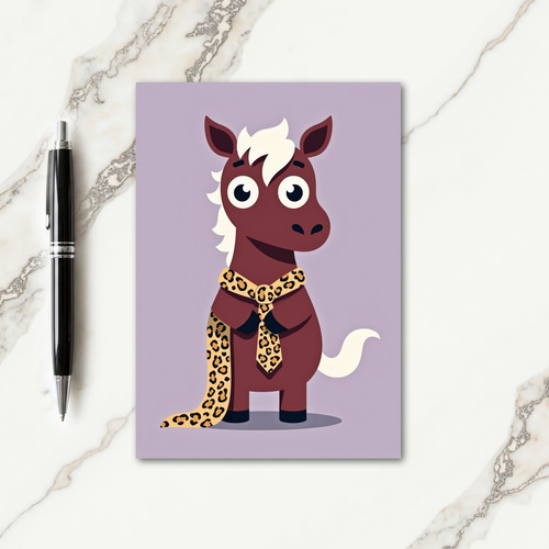 Sweet Fathers Day Equine Card