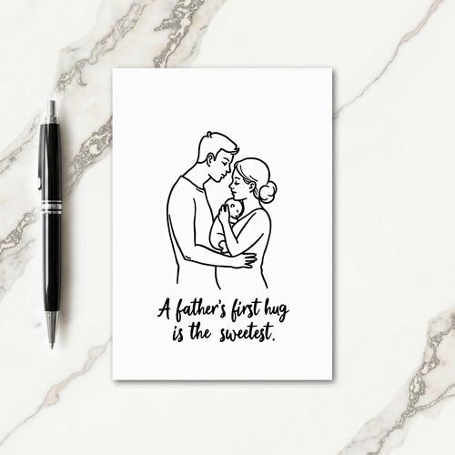 Sweet Fathers Day Family Line Card