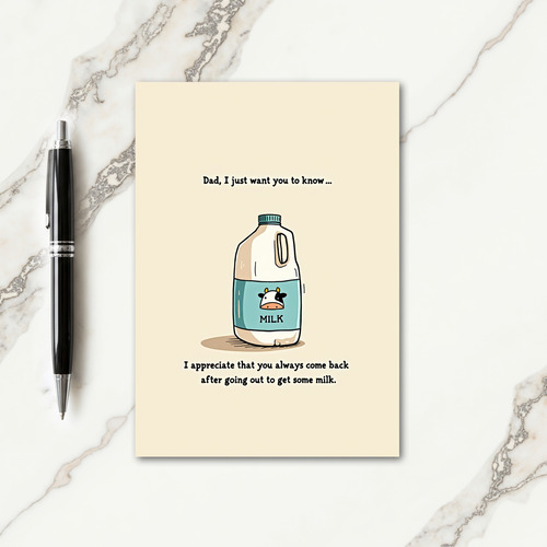 Sweet Fathers Day Farm Animal Card