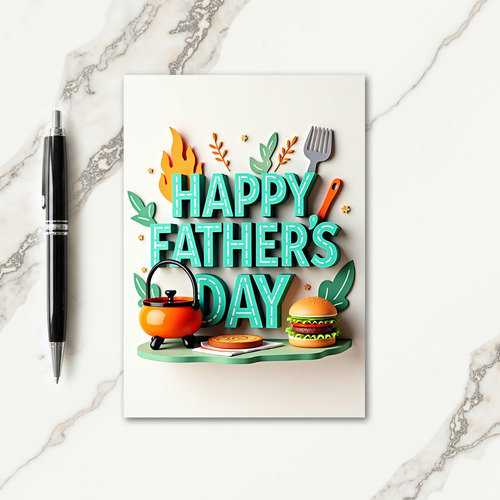 Sweet Fathers Day Feast Card