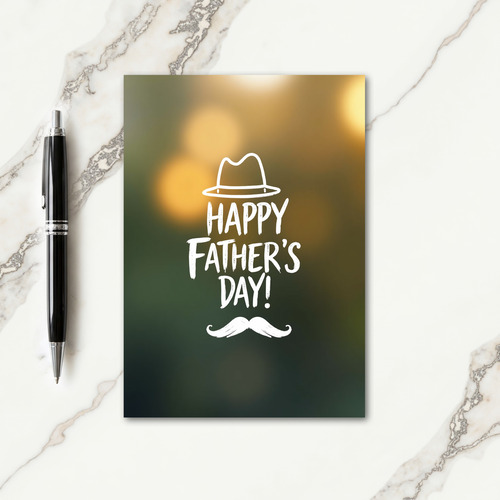 Sweet Fathers Day Fedora Card