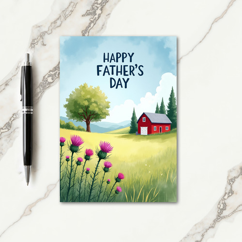 Sweet Fathers Day Field Card