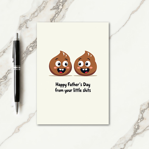 Sweet Fathers Day Figure Card