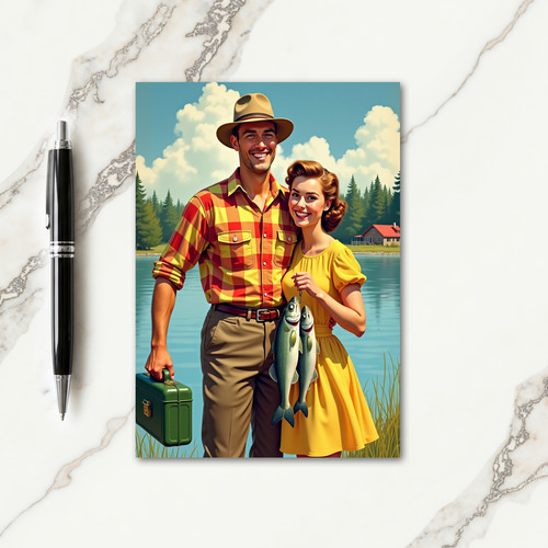 Sweet Fathers Day Fishing Trip Card