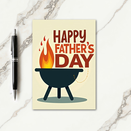 Sweet Fathers Day Flame Card