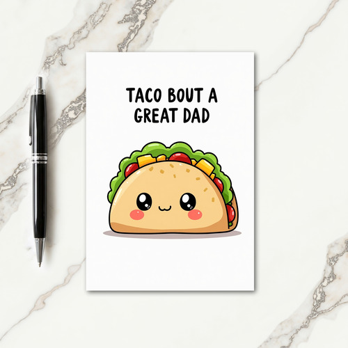 Sweet Fathers Day Flatbread Card