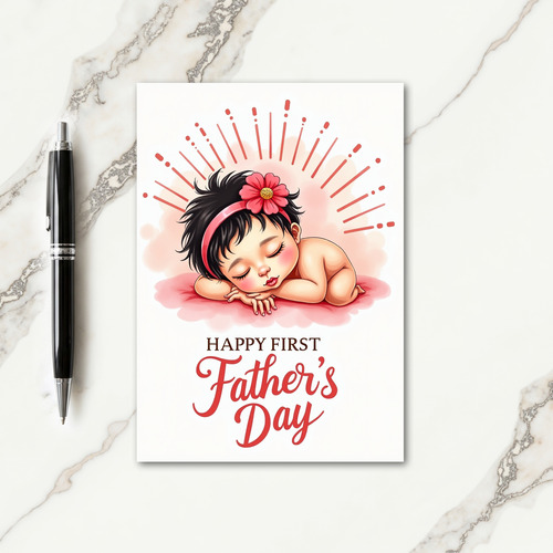 Sweet Fathers Day Flower Card