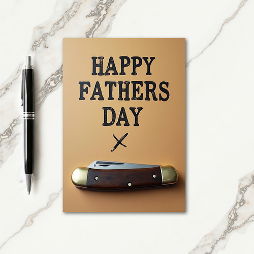 Sweet Fathers Day Folding Tool Card