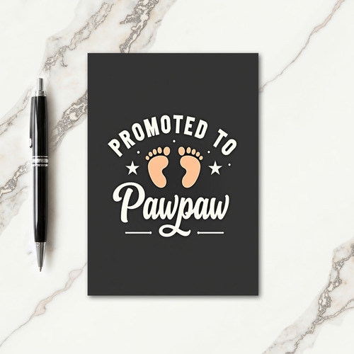 Sweet Fathers Day Footprints Card