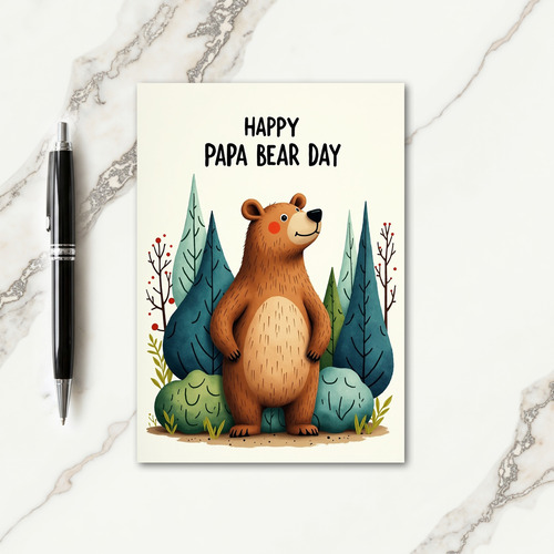 Sweet Fathers Day Forest Card