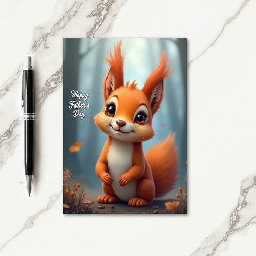 Sweet Fathers Day Forest Friend Card