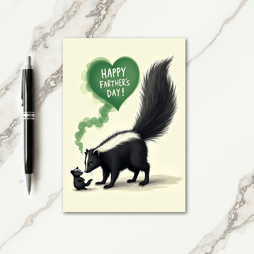 Sweet Fathers Day Forest Scene Card