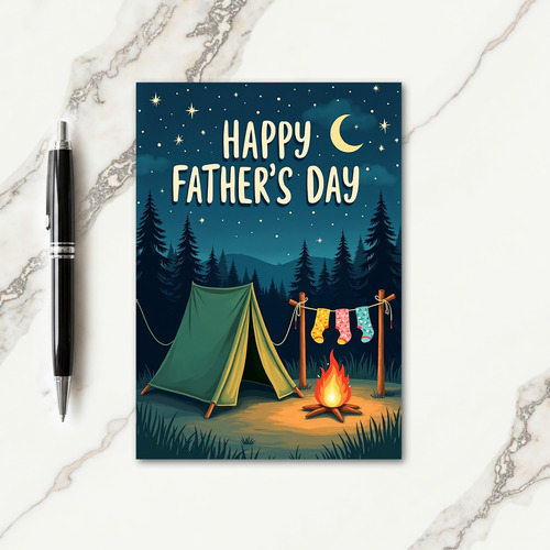 Sweet Fathers Day Forest View Card