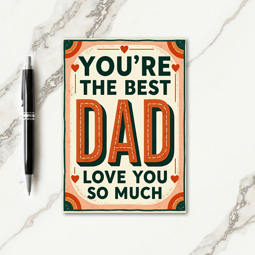 Sweet Fathers Day Framed Card