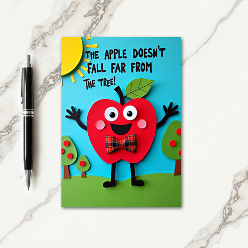 Sweet Fathers Day Fruit Scene Card