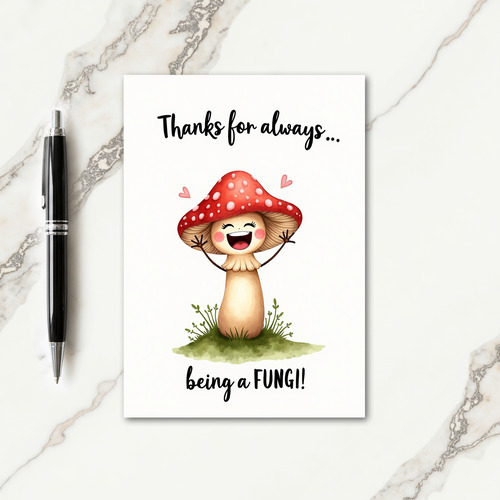 Sweet Fathers Day Fungi Card
