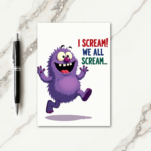 Sweet Fathers Day Fuzzy Friend Card