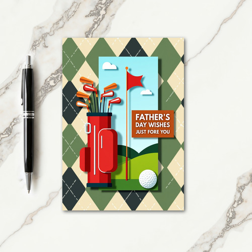 Sweet Fathers Day Game Card