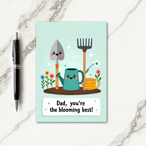 Sweet Fathers Day Garden Card