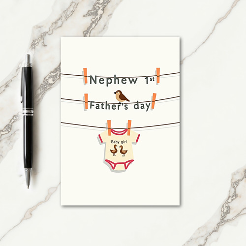 Sweet Fathers Day Garment Card
