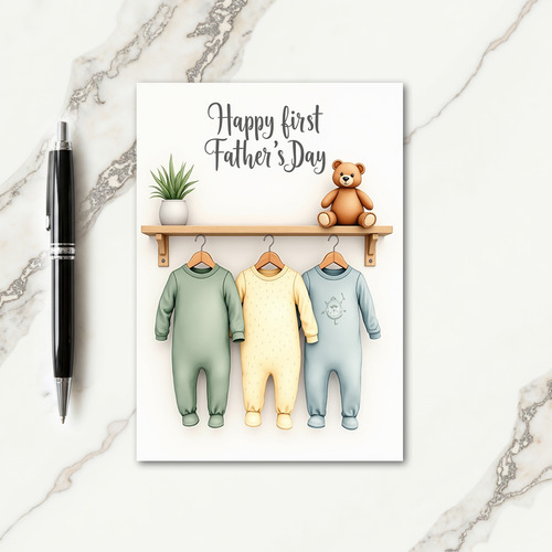 Sweet Fathers Day Garments Card