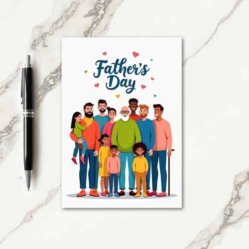 Sweet Fathers Day Gathering Card