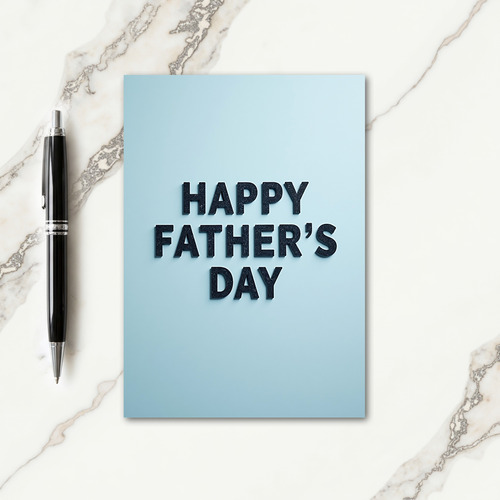 Sweet Fathers Day Glitter Card