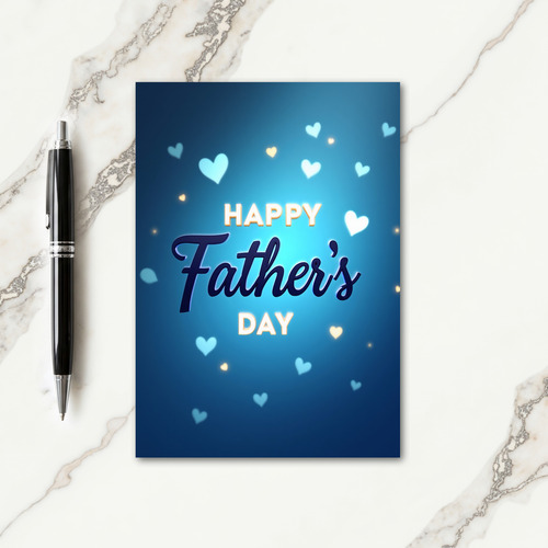 Sweet Fathers Day Glow Card