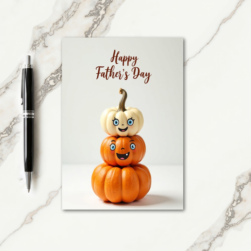Sweet Fathers Day Gourd Stack Card