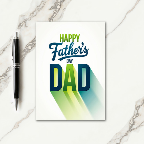 Sweet Fathers Day Gradient Card