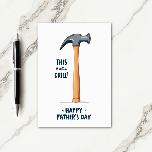 Sweet Fathers Day Hammer Card