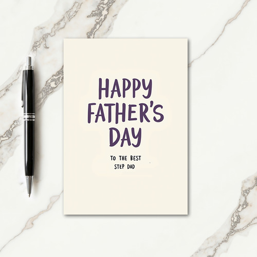 Sweet Fathers Day Hand Art Card