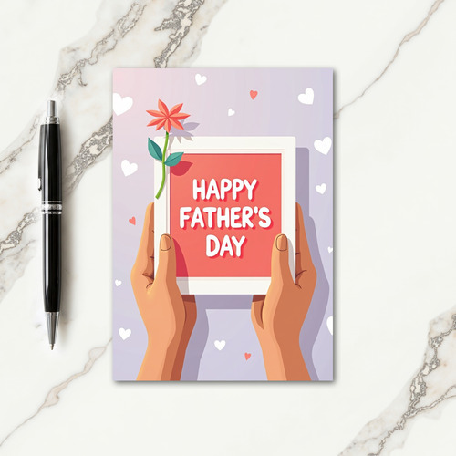 Sweet Fathers Day Hands Card