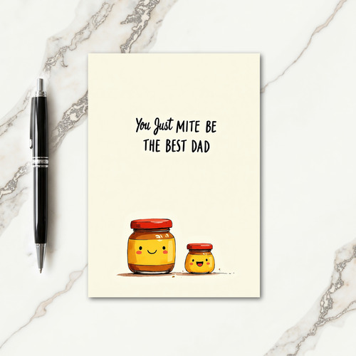Sweet Fathers Day Honey Jar Card