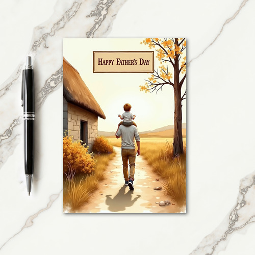 Sweet Fathers Day Journey Card