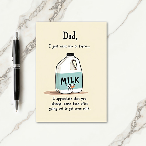 Sweet Fathers Day Jug Card
