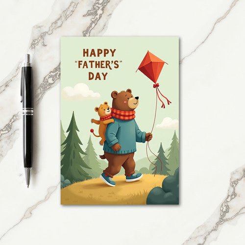 Sweet Fathers Day Kite Card