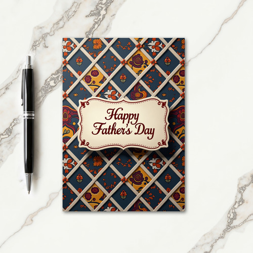 Sweet Fathers Day Lattice Card