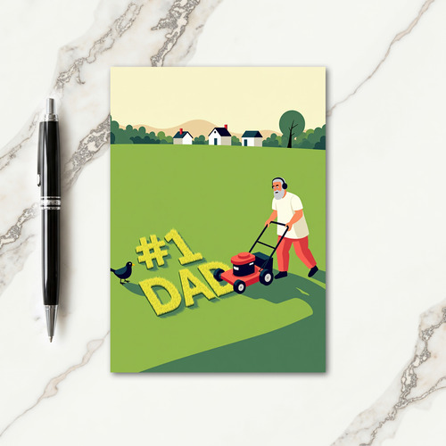 Sweet Fathers Day Lawn Art Card