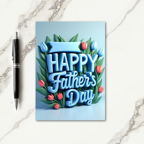 Sweet Fathers Day Letter Card