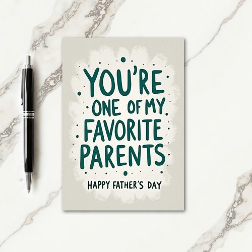 Sweet Fathers Day Message Card