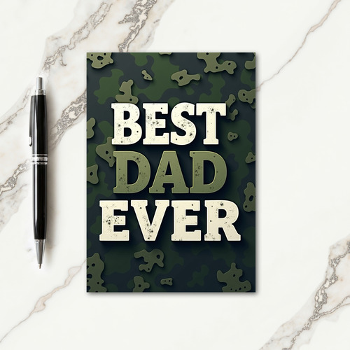 Sweet Fathers Day Metal Art Card
